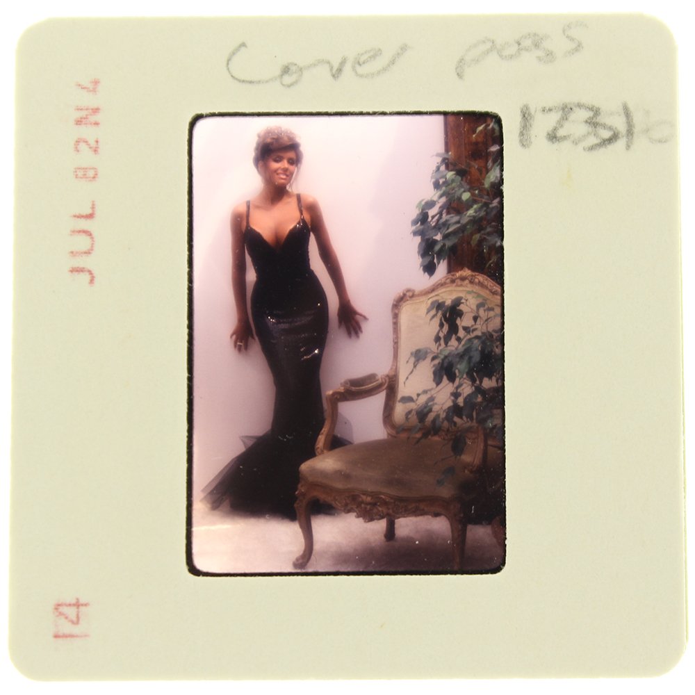 Corinne Alphen 1982 35mm By Bob Guccione: Original 35mm slide features Corinne Alphen taken by Bob Guccione in 1982.Subject: Corinne Alphen is the beauty tha