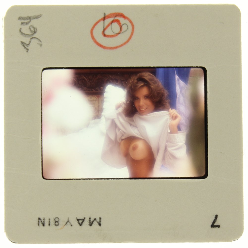 Corinne Alphen 1981 35mm By Bob Guccione: Original 35mm slide features Corinne Alphen taken by Bob Guccione in 1981.Subject: Corinne Alphen is the beauty tha