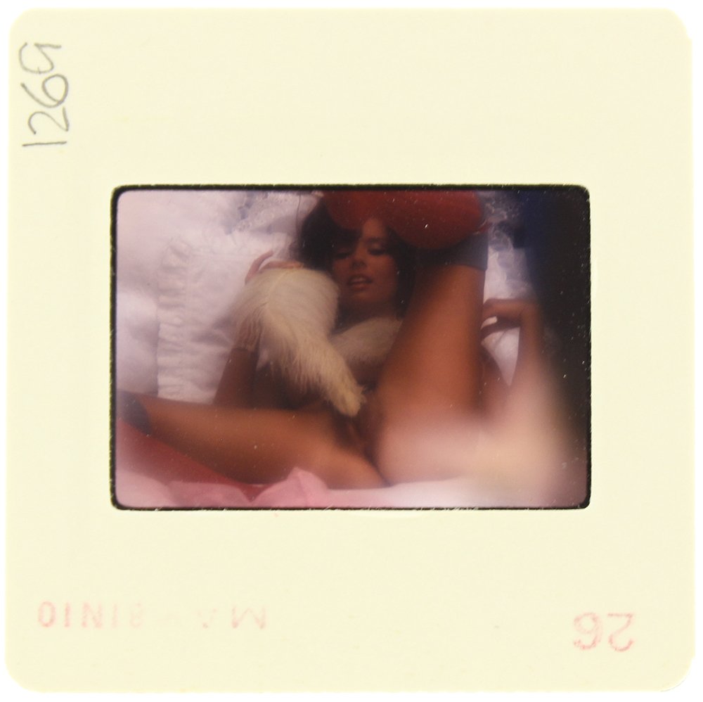 Corinne Alphen 1981 35mm By Bob Guccione: Original 35mm slide features Corinne Alphen taken by Bob Guccione in 1981.Subject: Corinne Alphen is the beauty tha