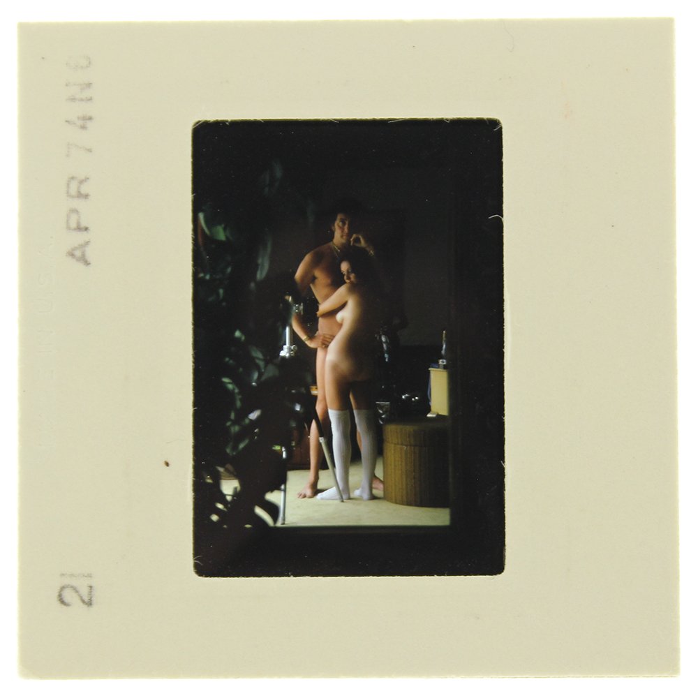 Lavinia Douglas 1974 35mm By Bob Guccione: Original 35mm slide features Lavinia Douglas taken by Bob Guccione in 1974.Subject: Lavinia Douglas' diminutive siz