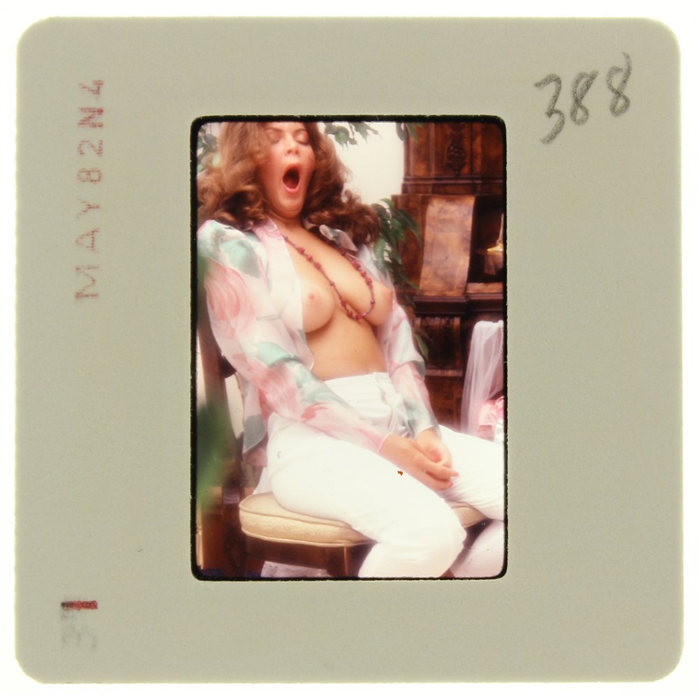 Carmen Pope 1982 35mm By Bob Guccione: Original 35mm slide features Carmen Pope taken by Bob Guccione in 1982. Subject: Carmen Pope, the dusky beauty who