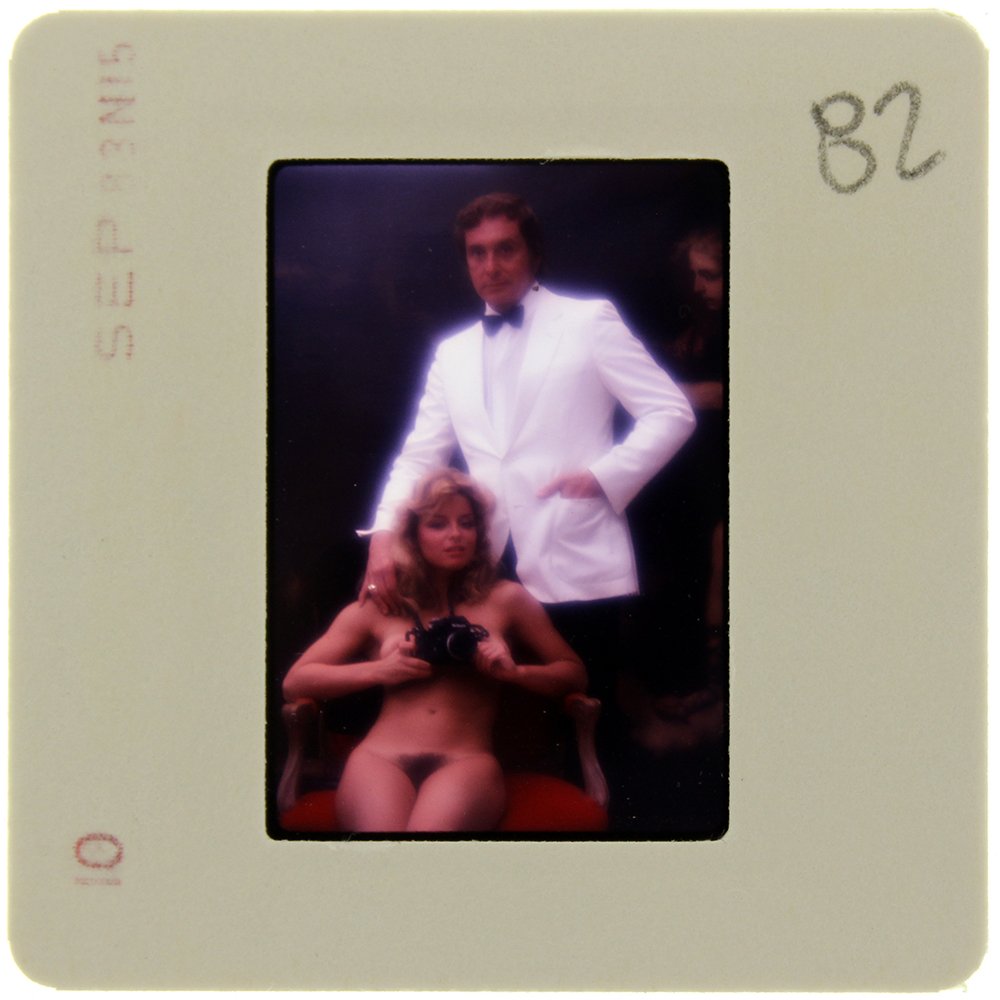 Sheila Kennedy 1983 35mm By Bob Guccione: Original 35mm slide features Sheila Kennedy taken by Bob Guccione in 1983. Subject: Penthouse Pet Sheila Kenned