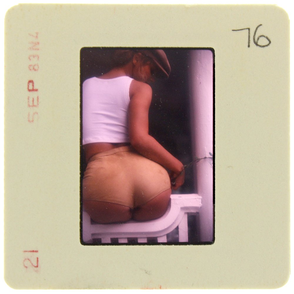 Sheila Kennedy 1983 35mm By Bob Guccione: Original 35mm slide features Sheila Kennedy taken by Bob Guccione in 1983. Subject: Penthouse Pet Sheila Kenned