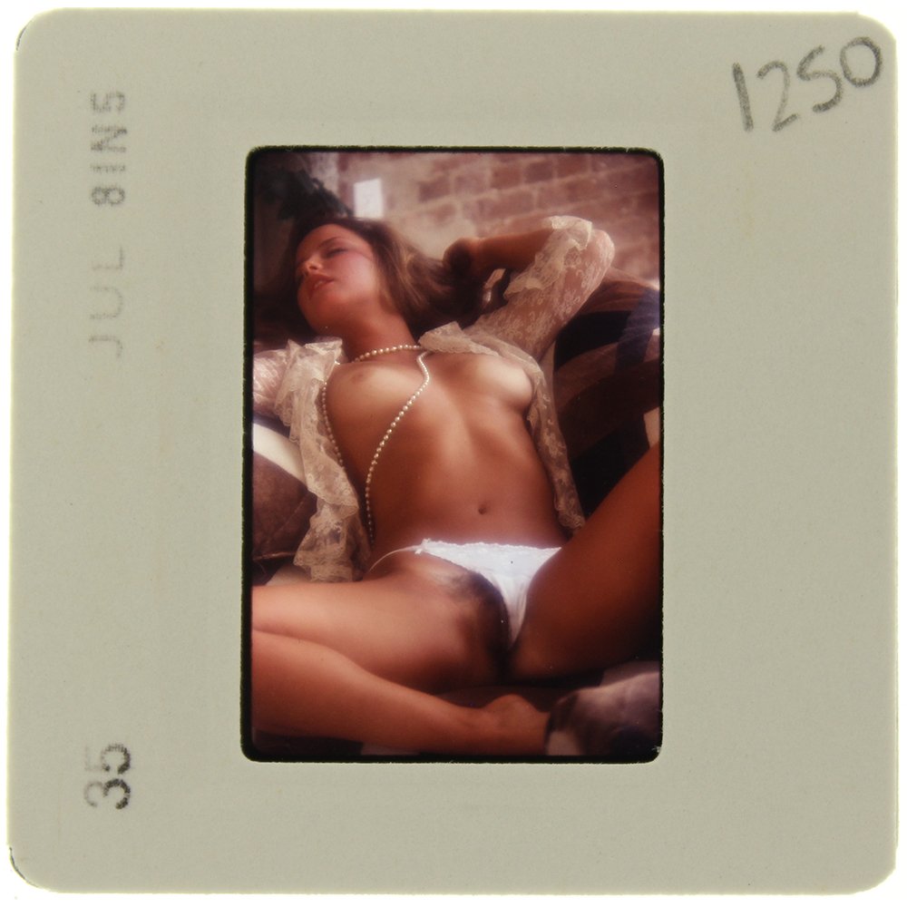 Sheila Kennedy 1981 35mm By Bob Guccione: Original 35mm slide features Sheila Kennedy taken by Bob Guccione in 1981. Subject: Penthouse Pet Sheila Kenned