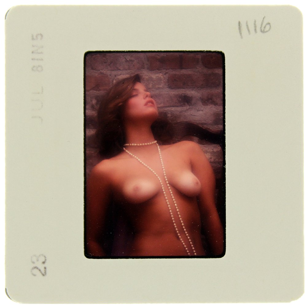 Sheila Kennedy 1981 35mm By Bob Guccione: Original 35mm slide features Sheila Kennedy taken by Bob Guccione in 1981. Subject: Penthouse Pet Sheila Kenned