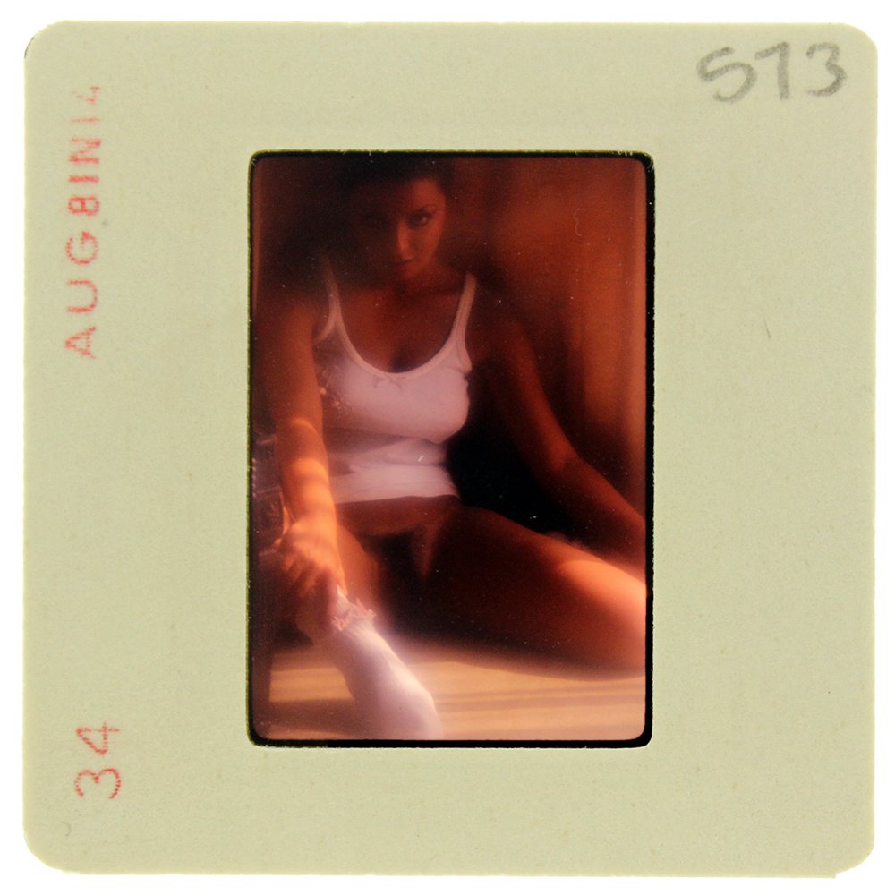 Sheila Kennedy 1981 35mm By Bob Guccione: Original 35mm slide features Sheila Kennedy taken by Bob Guccione in 1981. Subject: Penthouse Pet Sheila Kenned