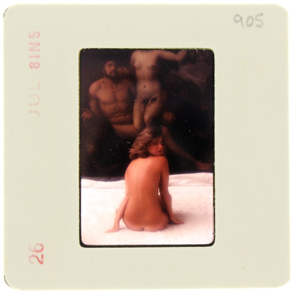 Sheila Kennedy 1981 35mm By Bob Guccione: Original 35mm slide features Sheila Kennedy taken by Bob Guccione in 1981. Subject: Penthouse Pet Sheila Kenned