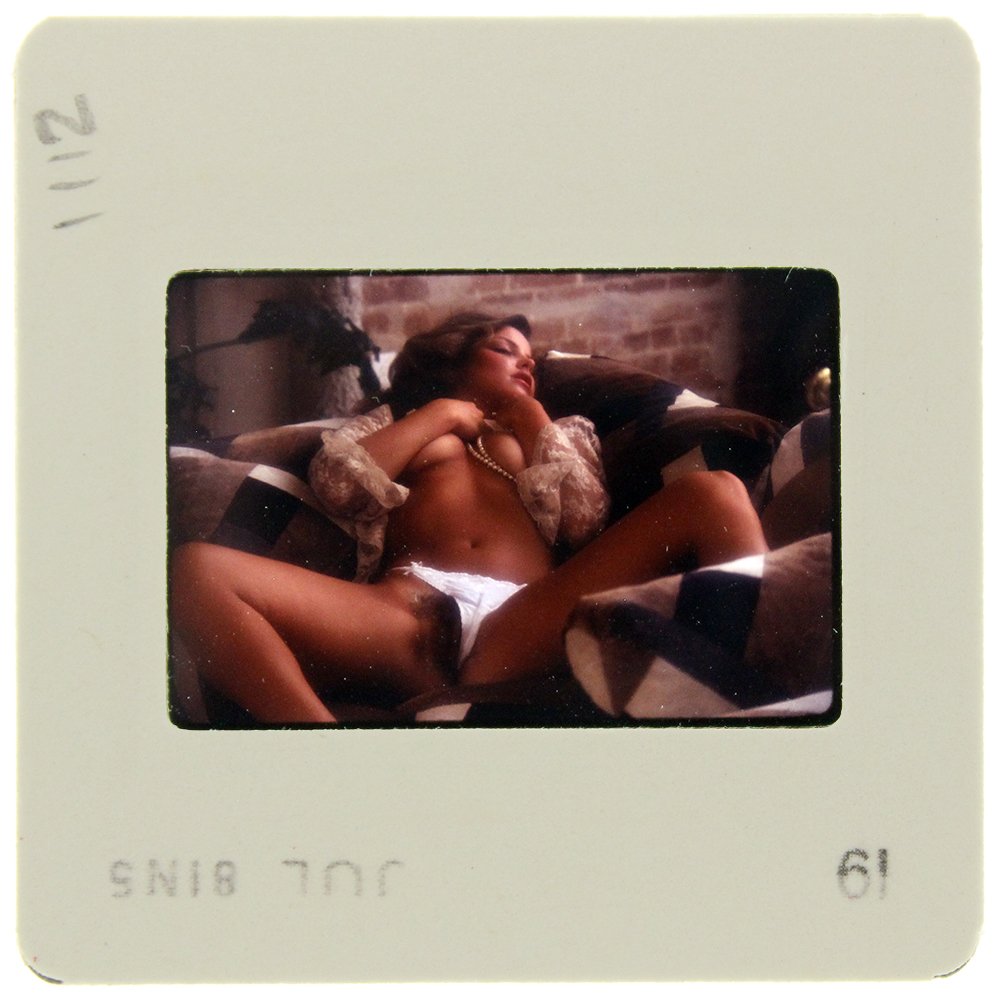 Sheila Kennedy 1981 35mm By Bob Guccione: Original 35mm slide features Sheila Kennedy taken by Bob Guccione in 1981. Subject: Penthouse Pet Sheila Kenned