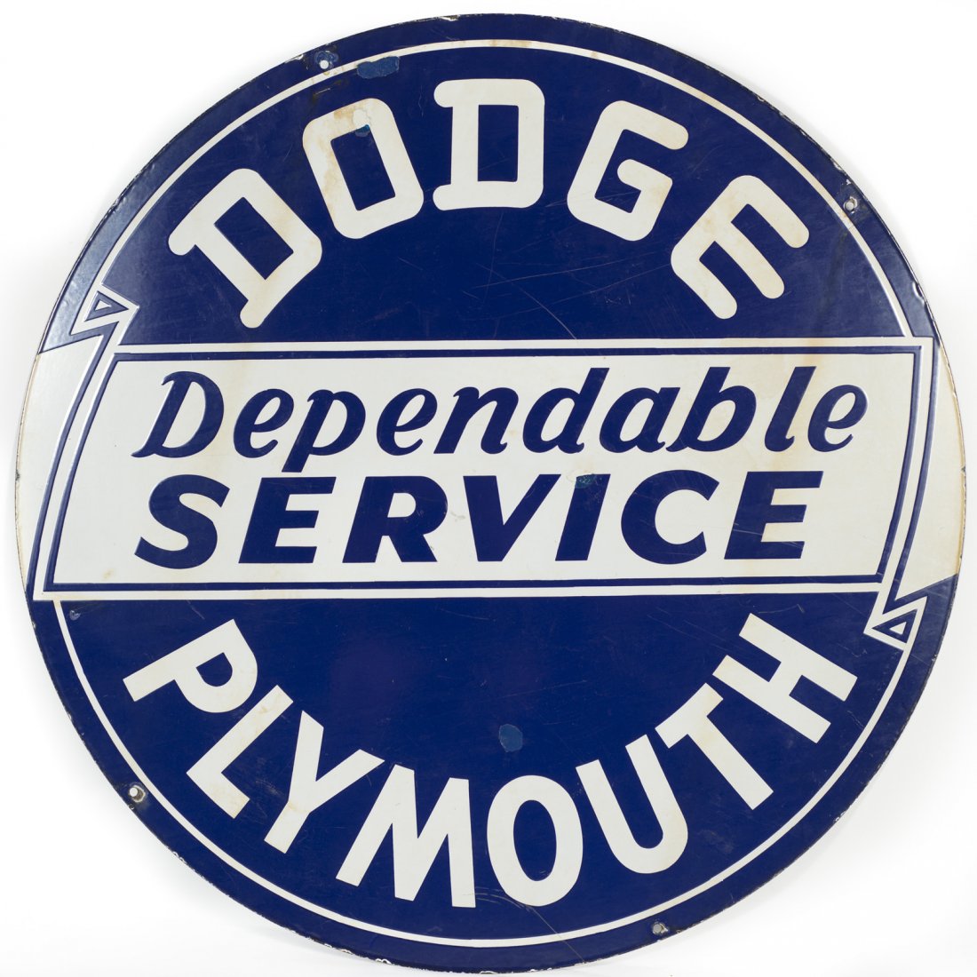 Dodge Plymouth Dependable Service Sign