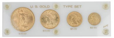 United States Gold Coin Type Set