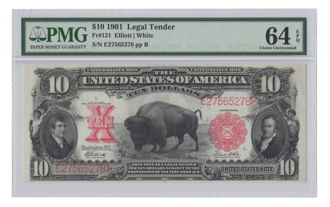 Fr. 121 - 1901 $10 Legal Tender (1 of 2)