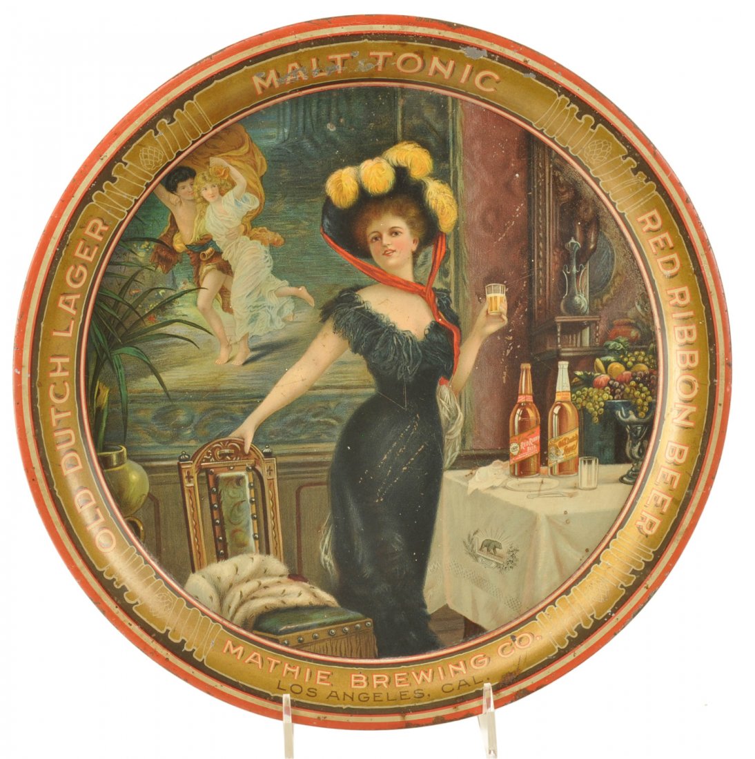 Mathie Brewing Company Victorian Scene Beer Tray (1 of 2)