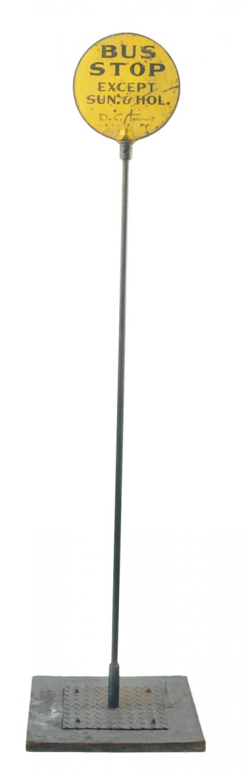 Washington D.C. Transit Bus Stop Sign (1 of 3)