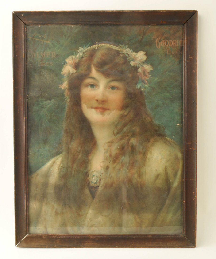 Palmer Tires & Goodrich Tires Early Advertising Print (1 of 4)