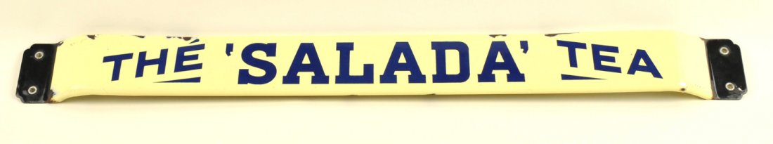 The Salada Tea Porcelain Door Push (1 of 3)