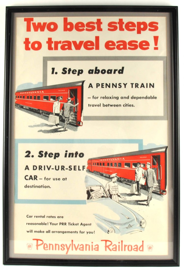 Pennsylvania Railroad Original Travel Poster (1 of 1)