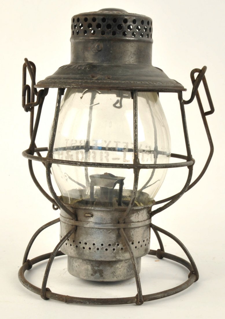 B&O - Loco Adlake Reliable Lantern w/ Etched Globe (1 of 3)