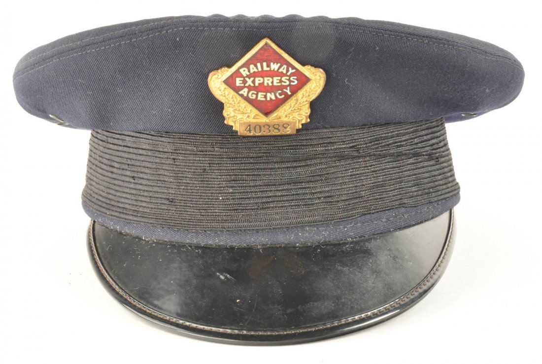 Railway Express Agency Cap with Badge (1 of 3)