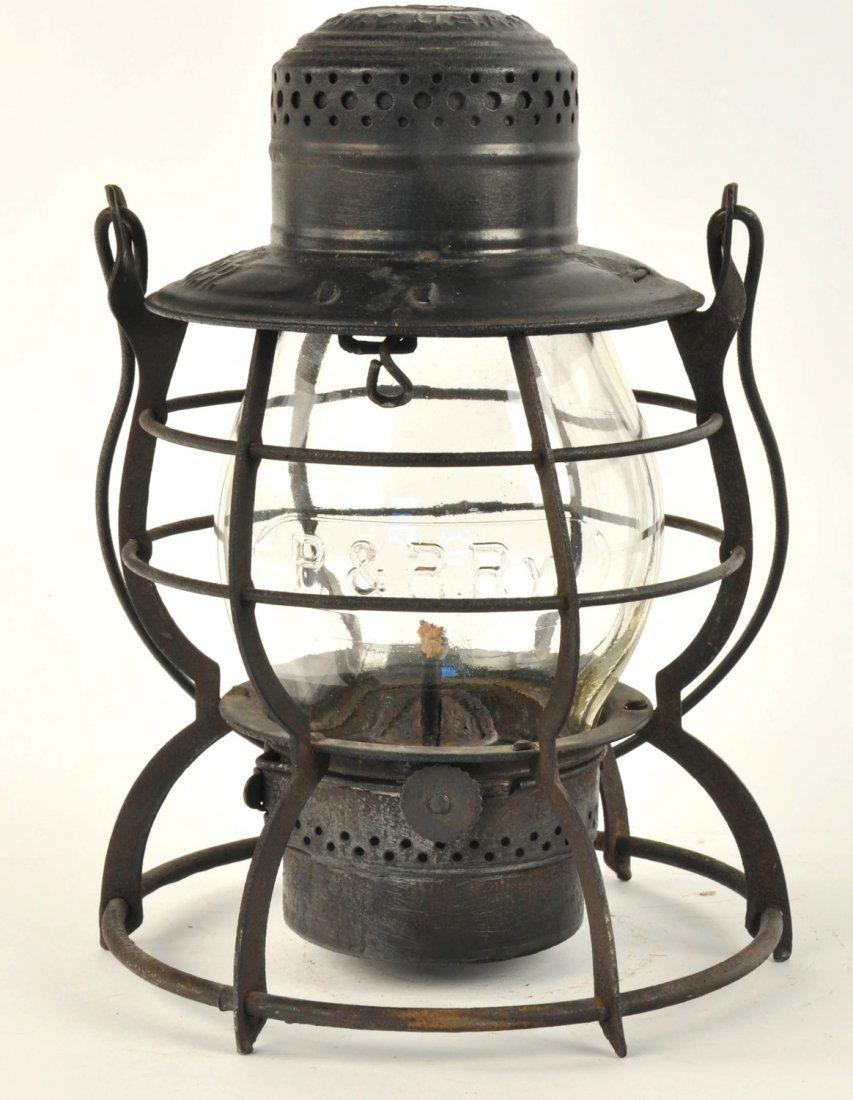 P&R Dietz Steel Clad Lantern w/ Etched Globe (1 of 3)