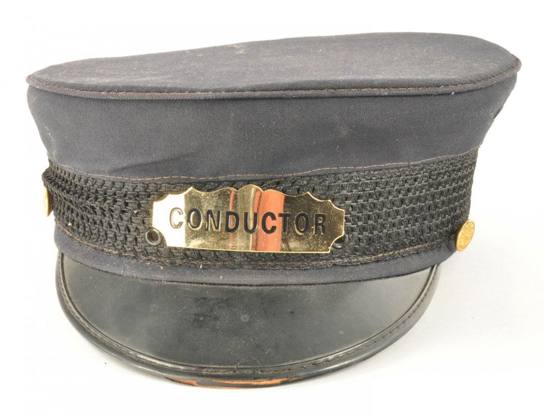 Rock Island Lines Conductor Cap with Badge (1 of 2)