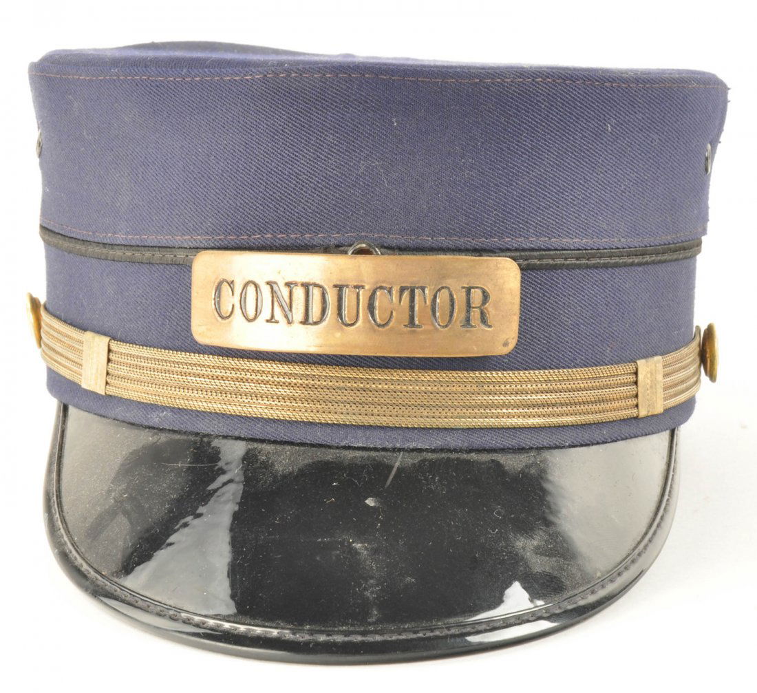 Santa Fe Railroad Conductor's Cap with Badge (1 of 2)