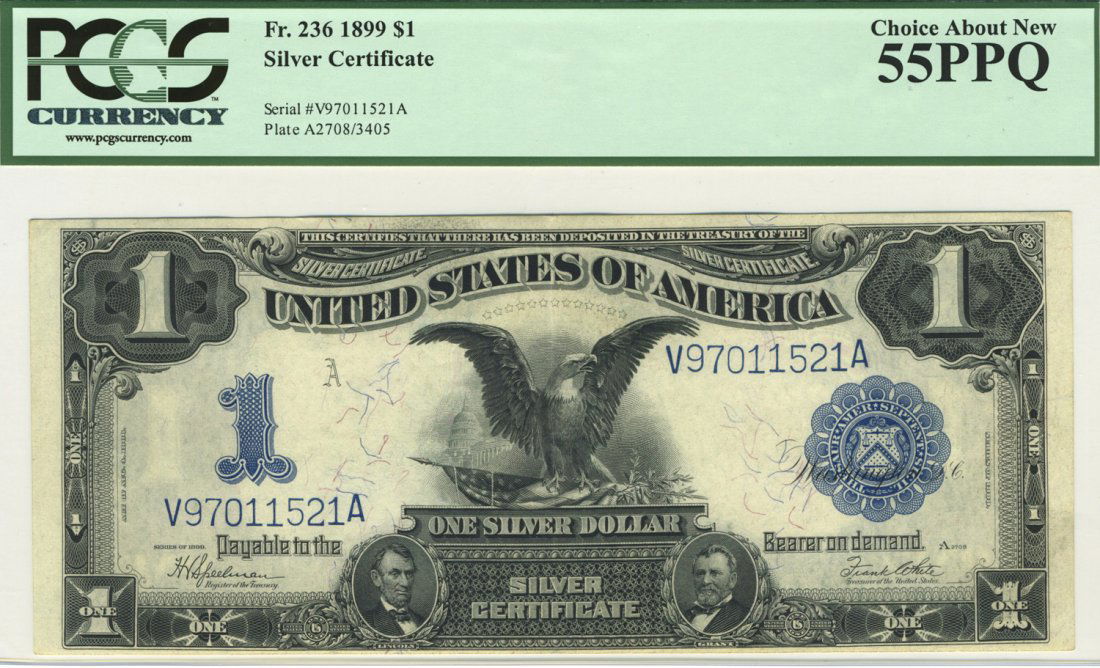 Fr. 236 - 1899 $1 Silver Certificate (1 of 2)