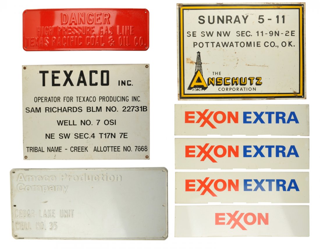 Oil Lease and Oil Company Signs (1 of 3)