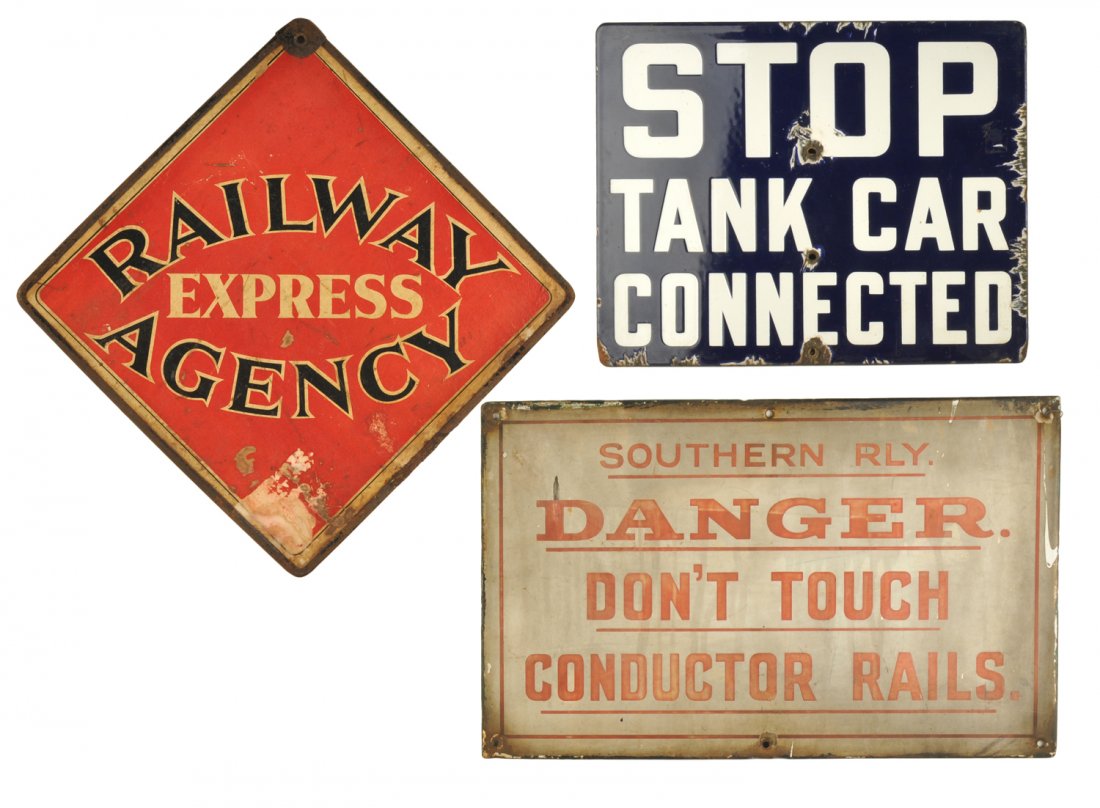 Railway Express, Southern Railway, and Tank Car (1 of 4)