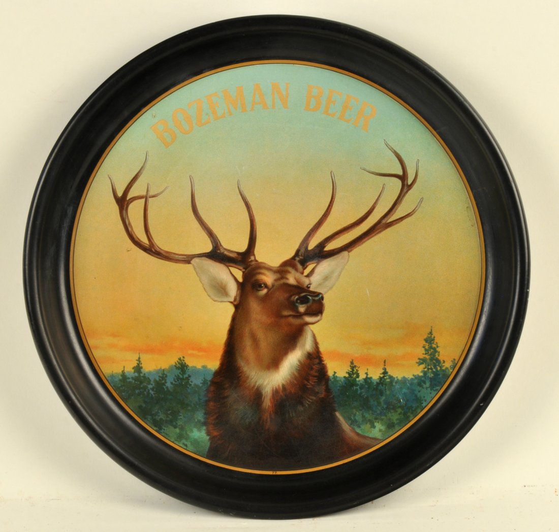 Pre-Pro Bozeman Beer Deer Head Tray (1 of 2)