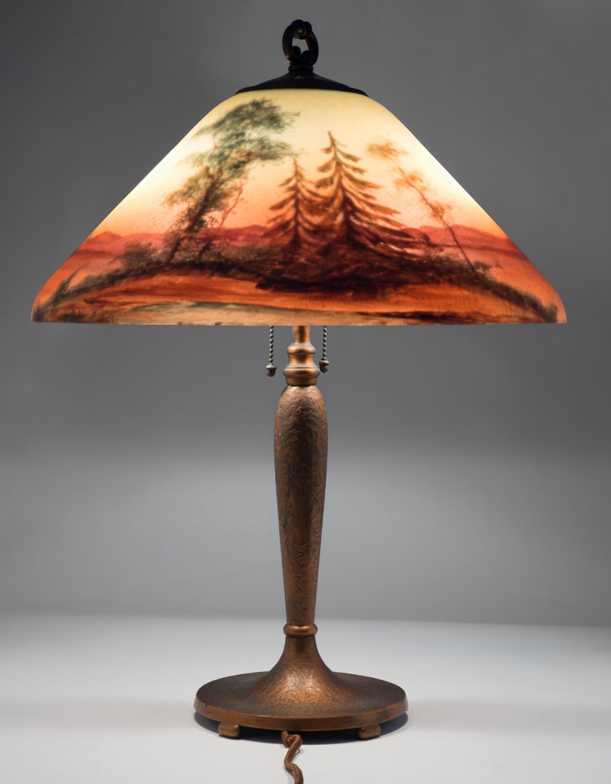 Handel Sunset Orange Lamp #7103 (1 of 7)