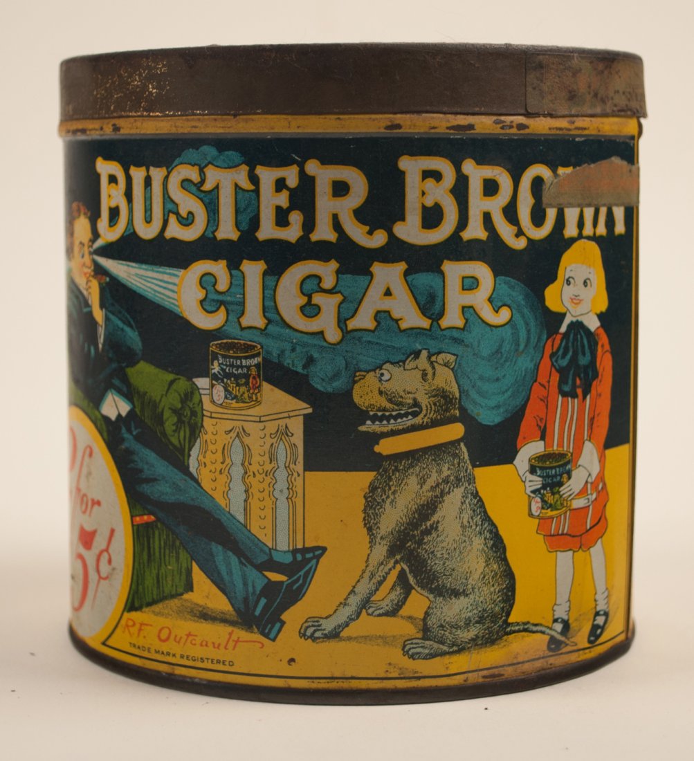 Buster Brown Cigar Tobacco Tin (1 of 5)
