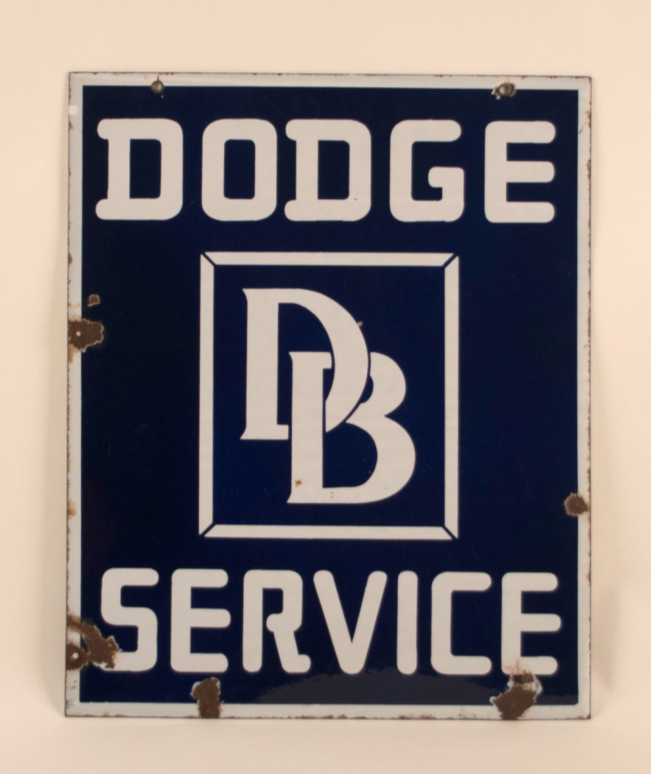 Dodge Brothers Service Porcelain Sign (1 of 2)