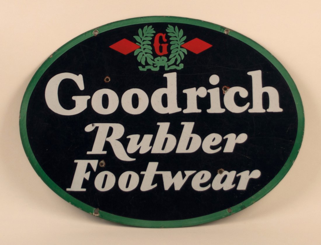 Goodrich Rubber Footwear Porcelain Sign (1 of 2)
