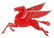 Mobil Pegasus Cookie Cutter Porcelain Sign