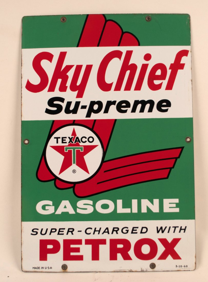 Texaco Sky Chief with Petrox Pump Plate - 2 of 2 (1 of 2)
