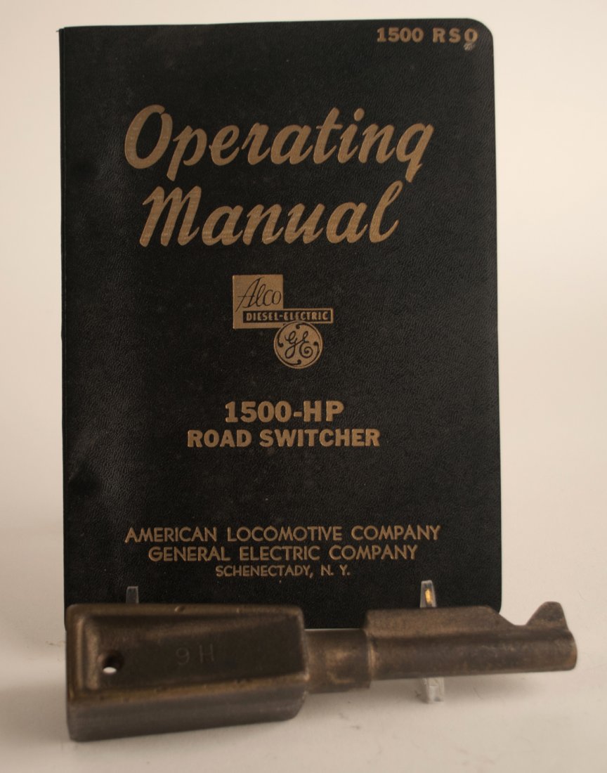 Diesel Locomotive Key & ALCO 1500hp Switcher Manual (1 of 5)