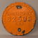 SP 1320 - VO-1000 Diesel Locomotive Builder's Plate