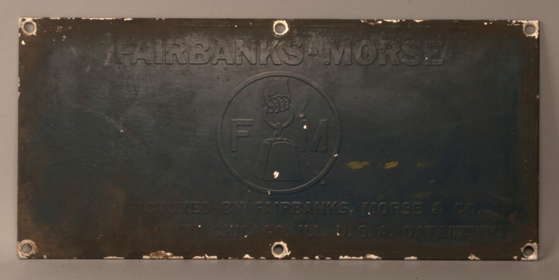 VGN 27 - H16-44 Diesel Locomotive Builder's Plate (1 of 2)