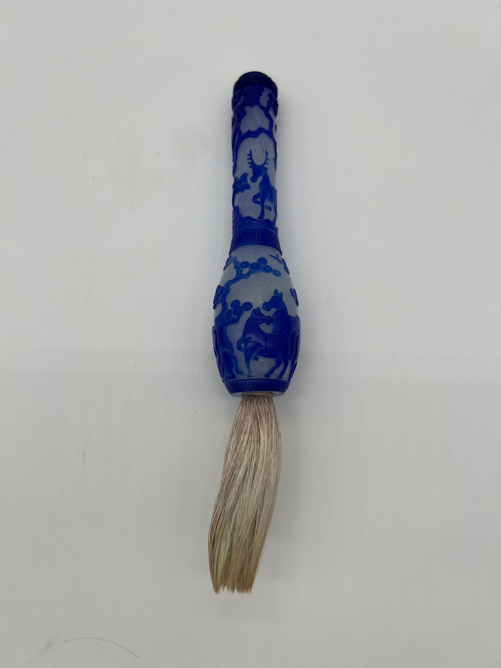 A Chinese Beijing Glass brush pen (1 of 11)