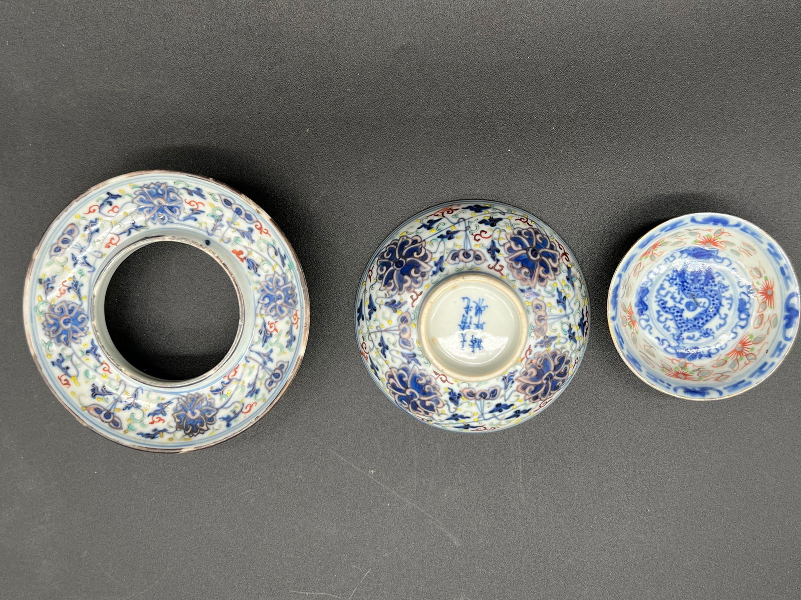 Three Antique Chinese porcelain dishes (1 of 19)