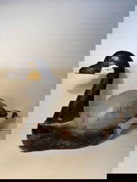 Huge Antique hand carved Canada goose decoy