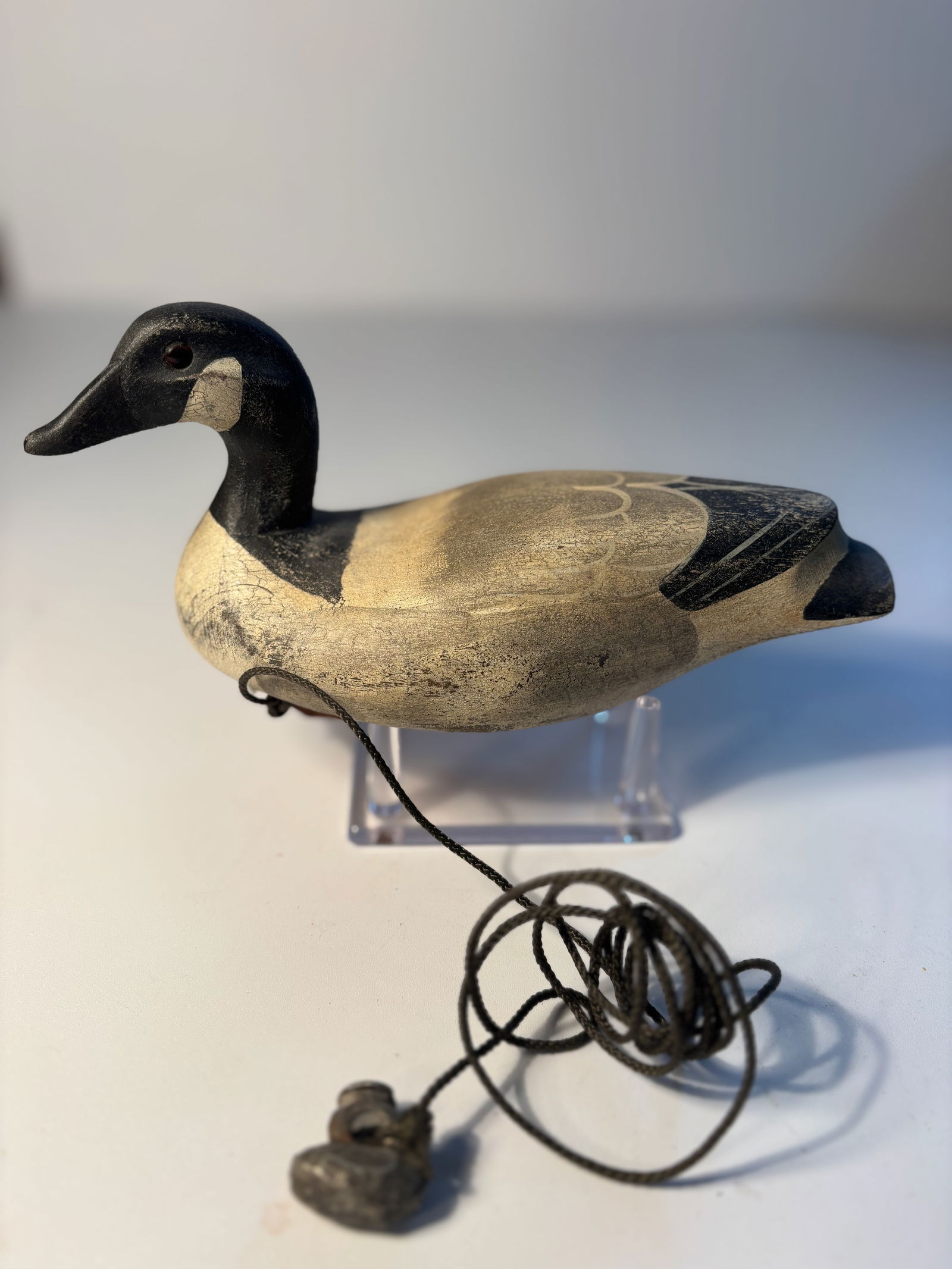C.Quast carved goose decoy signed (1 of 7)