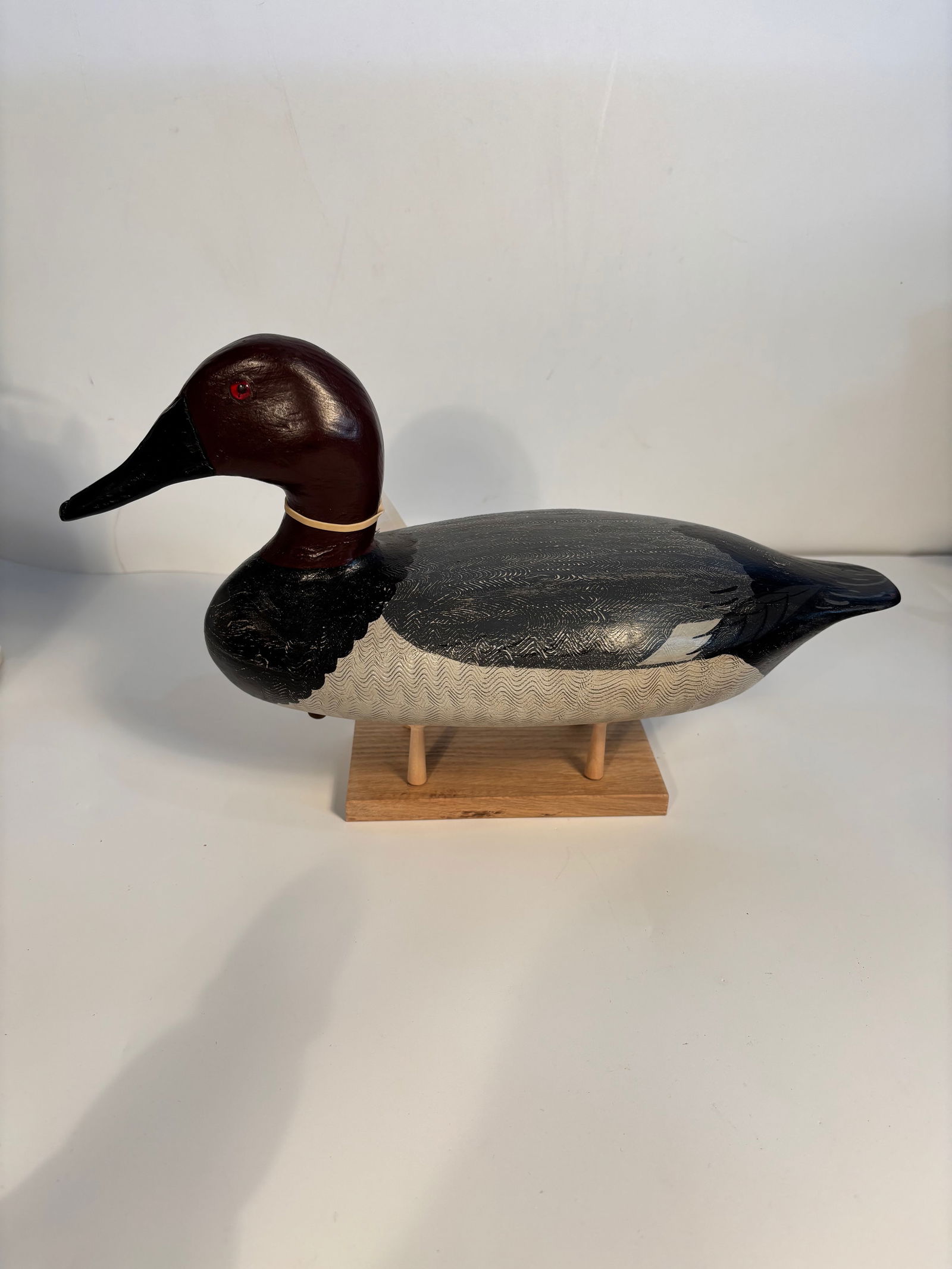 Weighted Canvasback Drake Duck Decoy by Perdew, Henry, Illinois. (1 of 13)