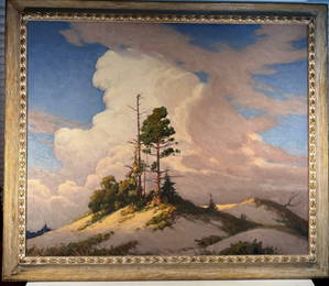“Dune Land?? Oil on Canvas , JOSEPH TOMANEK (1889-1974 CHICAGO IL)