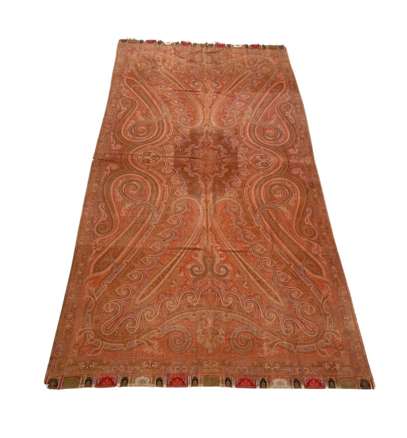 A Kashmiri Wool Paisley Shawl (1 of 11)