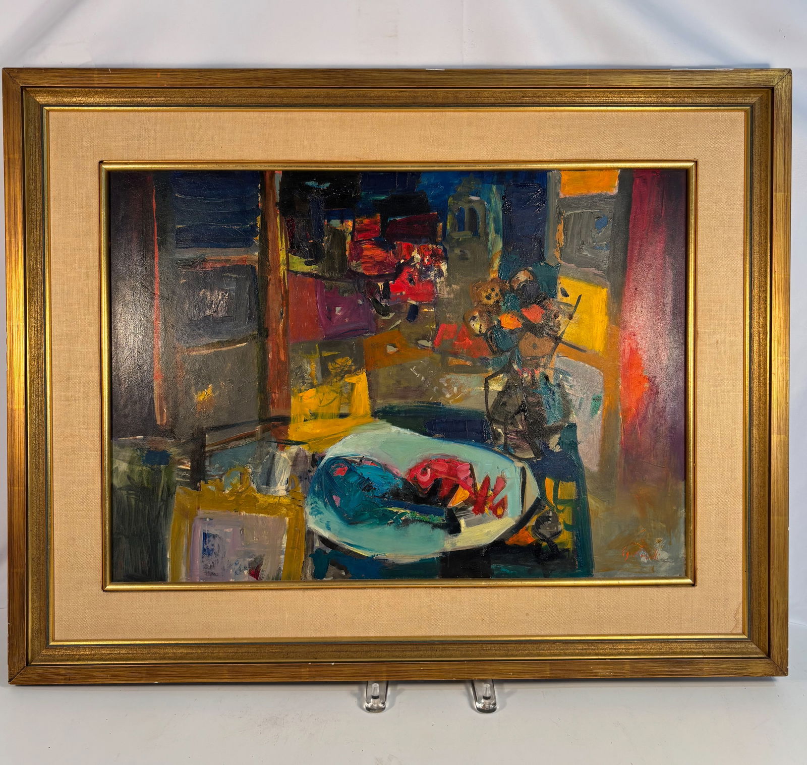 Mario Agostinelli (Italian, 1914–2003), “Still Life,?? Oil on panel,  Signed (1 of 10)