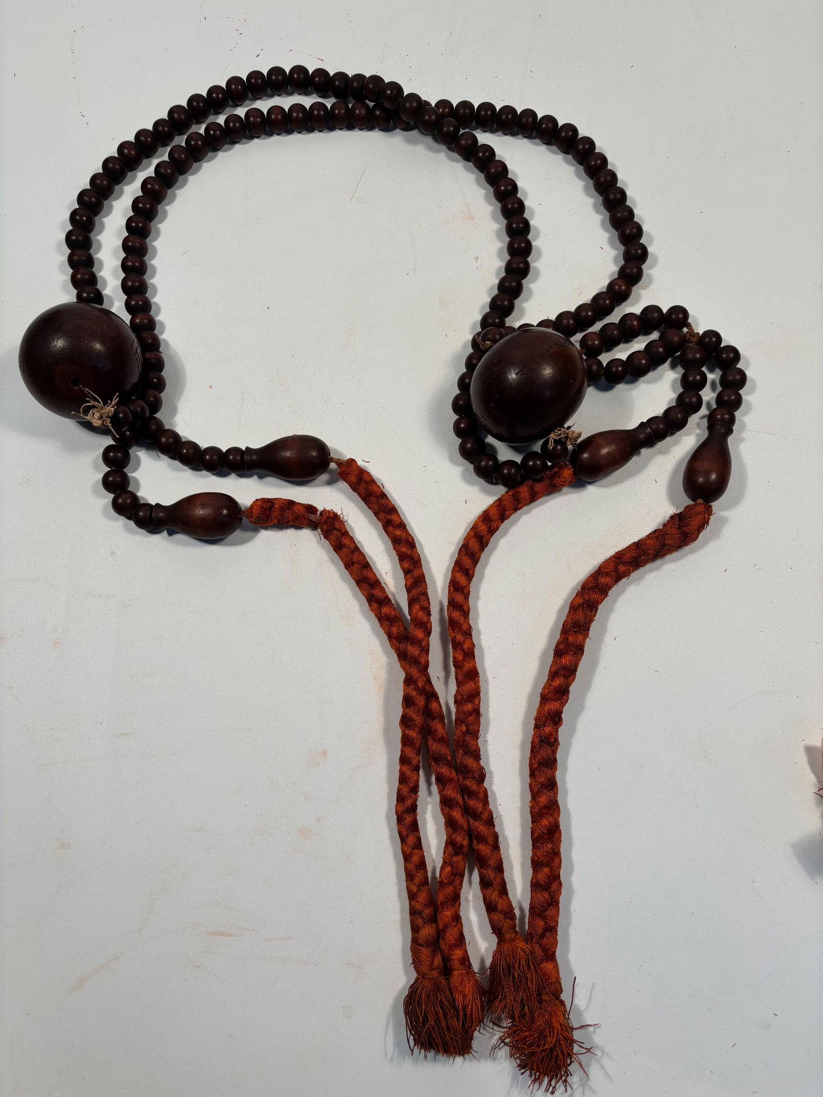 A Very Long Japanese Buddist Prayer bead necklace (1 of 15)