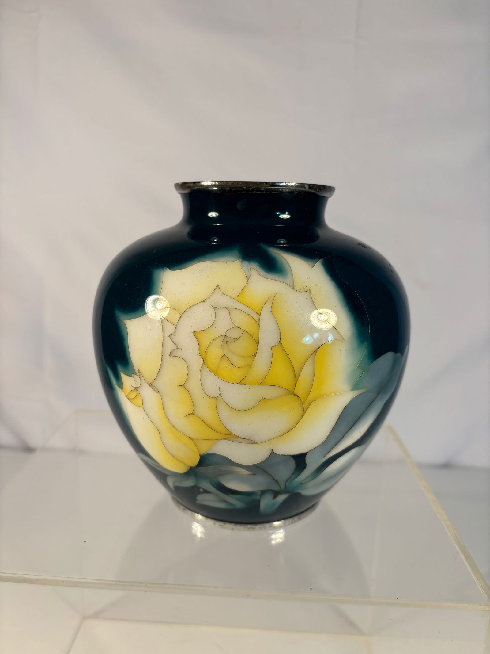 A Japanese Cloisonné Enamel Vase (1 of 9)