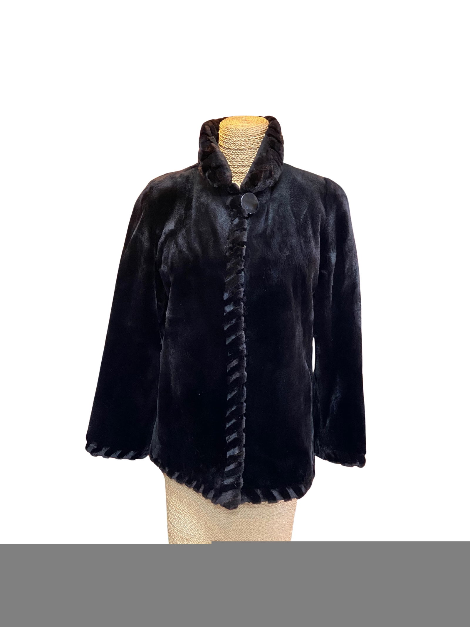 York Furrier Black Sheared Mink Jacket (1 of 5)