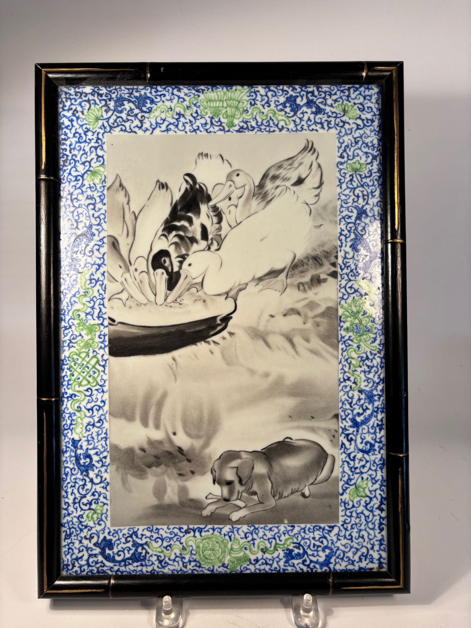 A Chinese Enamel Porcelain Plaque (1 of 16)